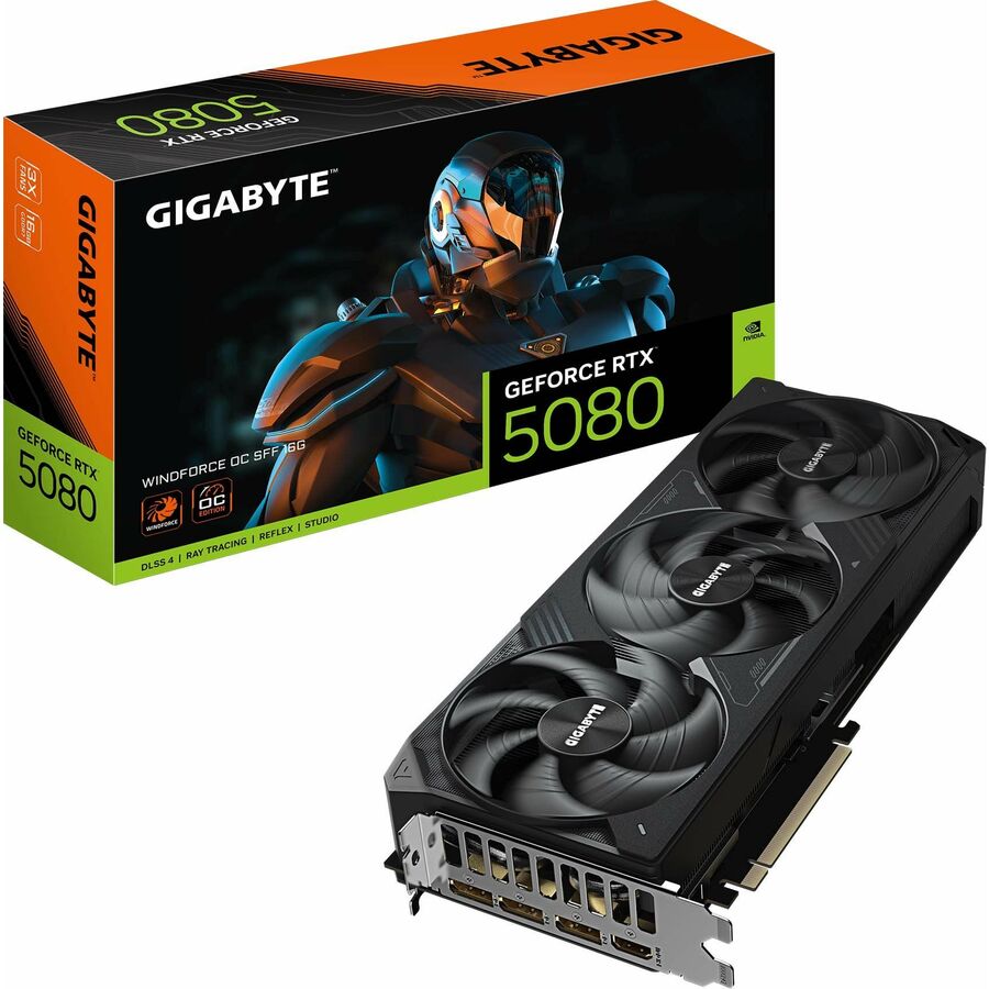 Gigabyte GeForce RTX 5080 WINDFORCE OC Graphics Card 16GB GDDR7