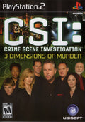 CSI: Crime Scene Investigation: 3 Dimensions of Murder (Playstation 2)