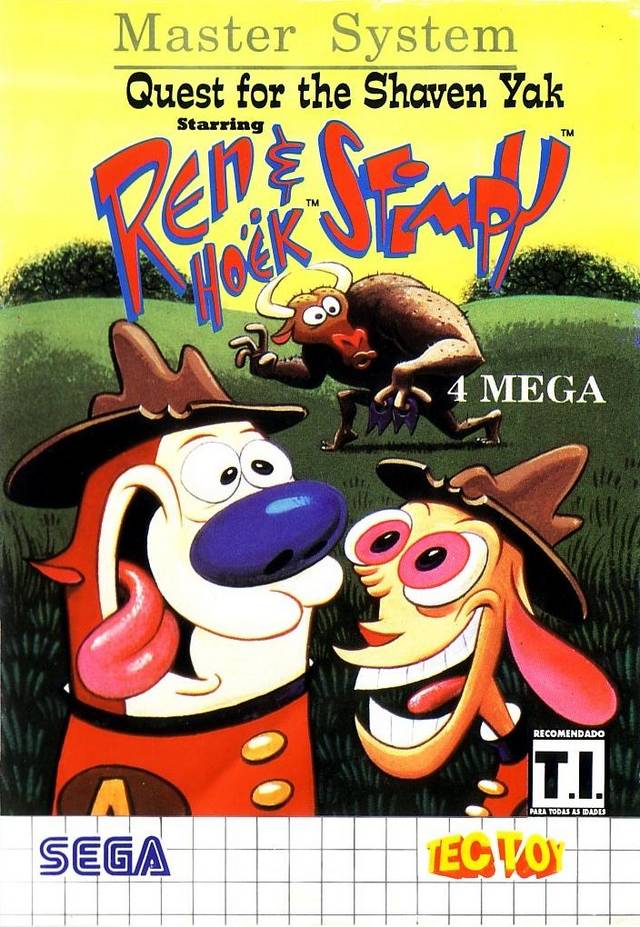 Quest for the Shaven Yak Starring Ren & Stimpy (Sega Master System)