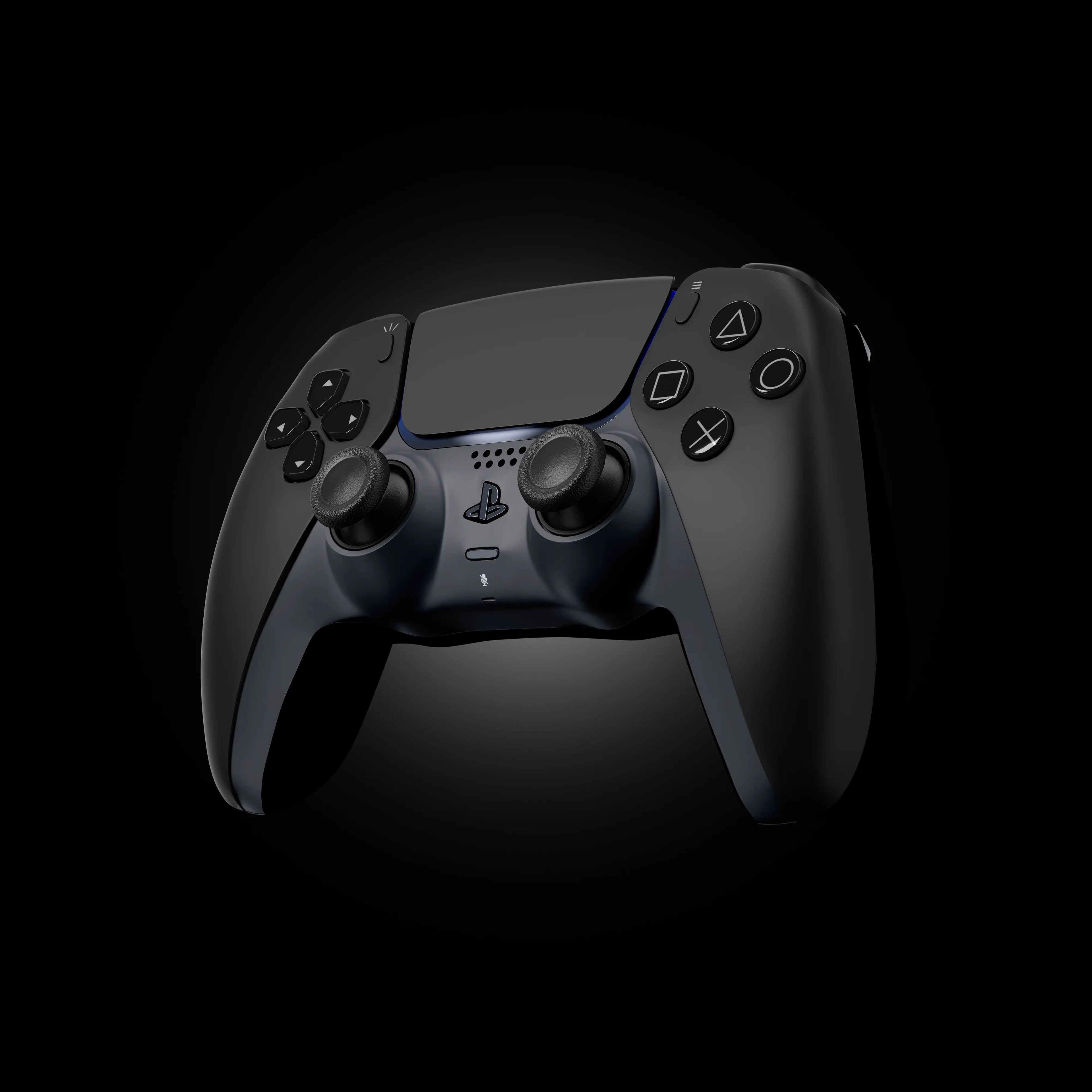 MODDEDZONE MIDNIGHT BLACK PS5 CUSTOM MODDED CONTROLLER