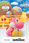 Pink Yarn Yoshi Amiibo: Yoshi's Woolly World Series (Nintendo Switch)