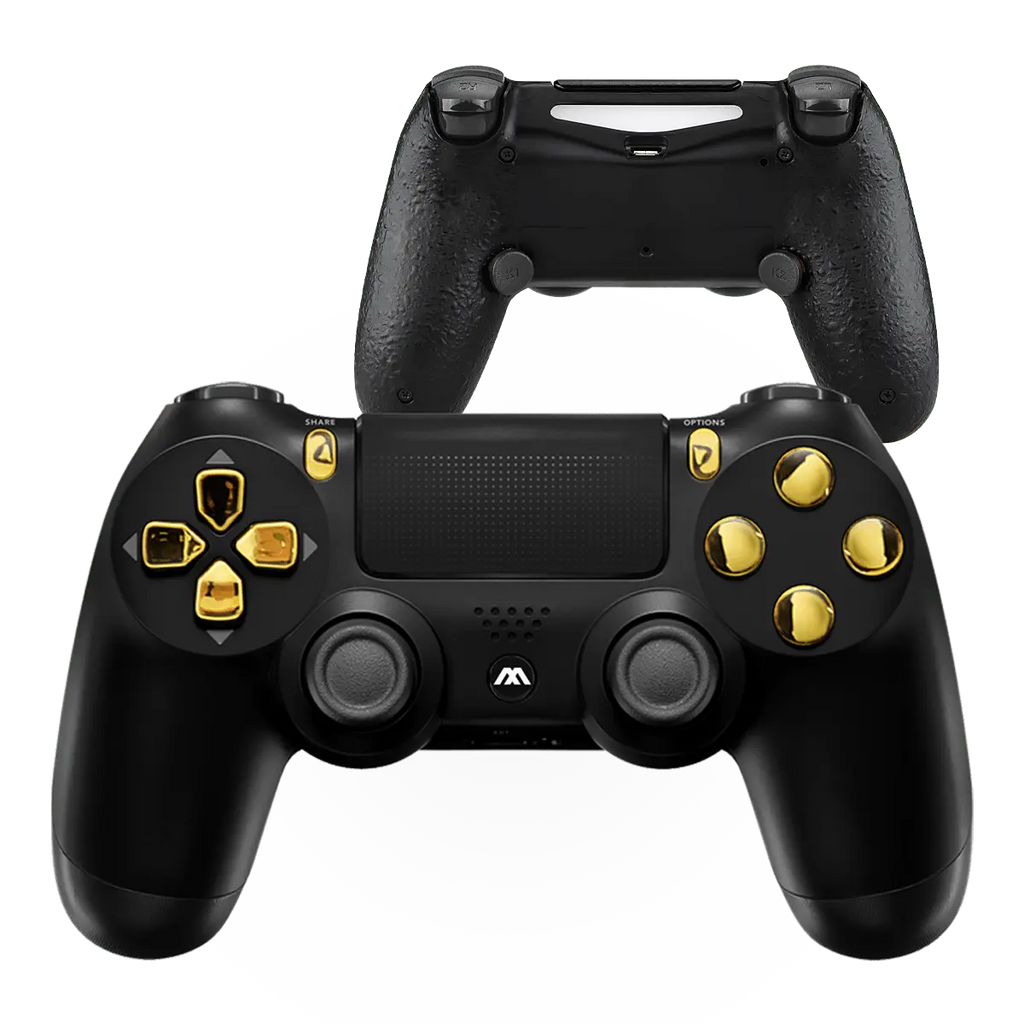 MODDEDZONE BLACK GOLD EXTREME PS4 SMART PRO MODDED CONTROLLER