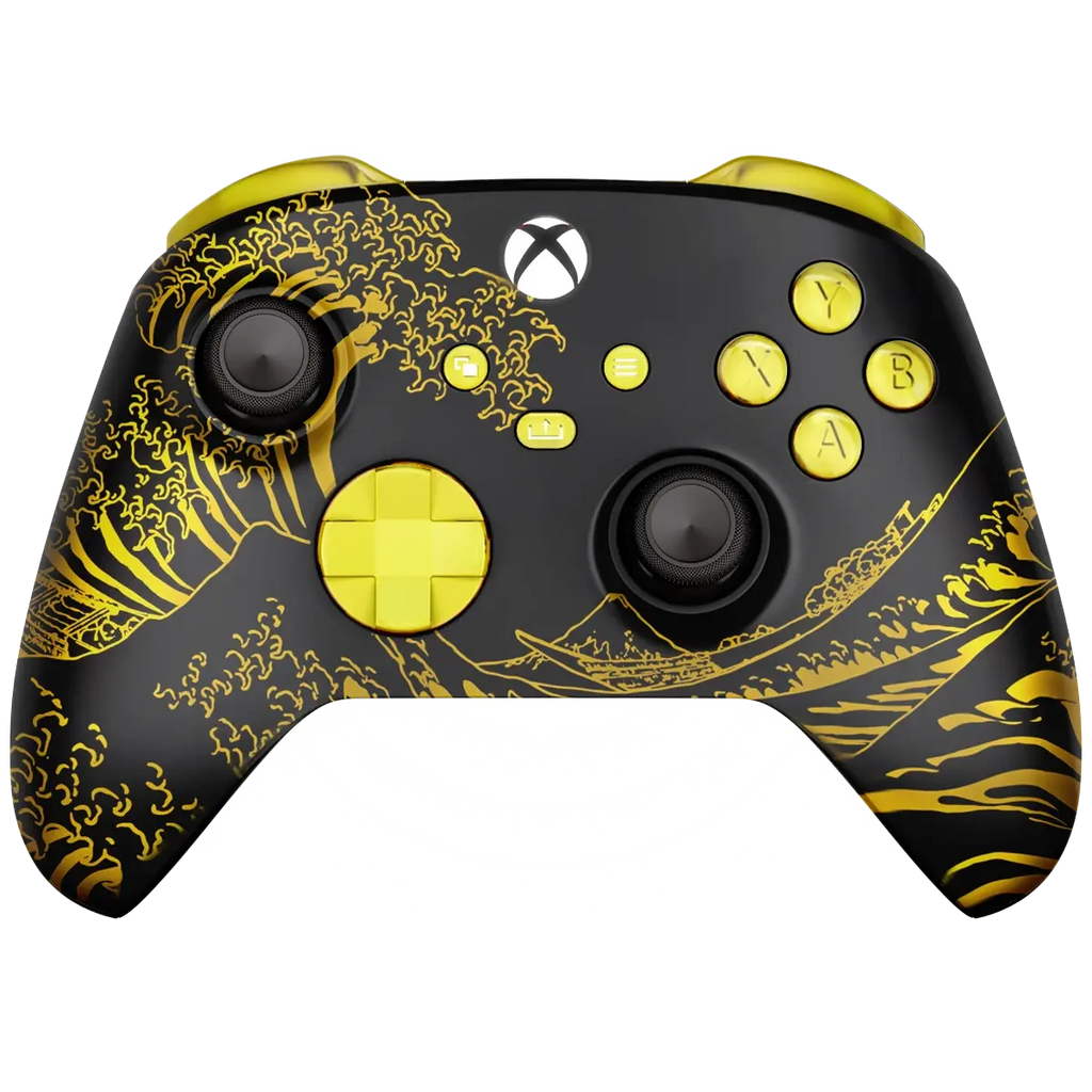 MODDEDZONE BLACK WAVE XBOX SERIES X CUSTOM MODDED CONTROLLER