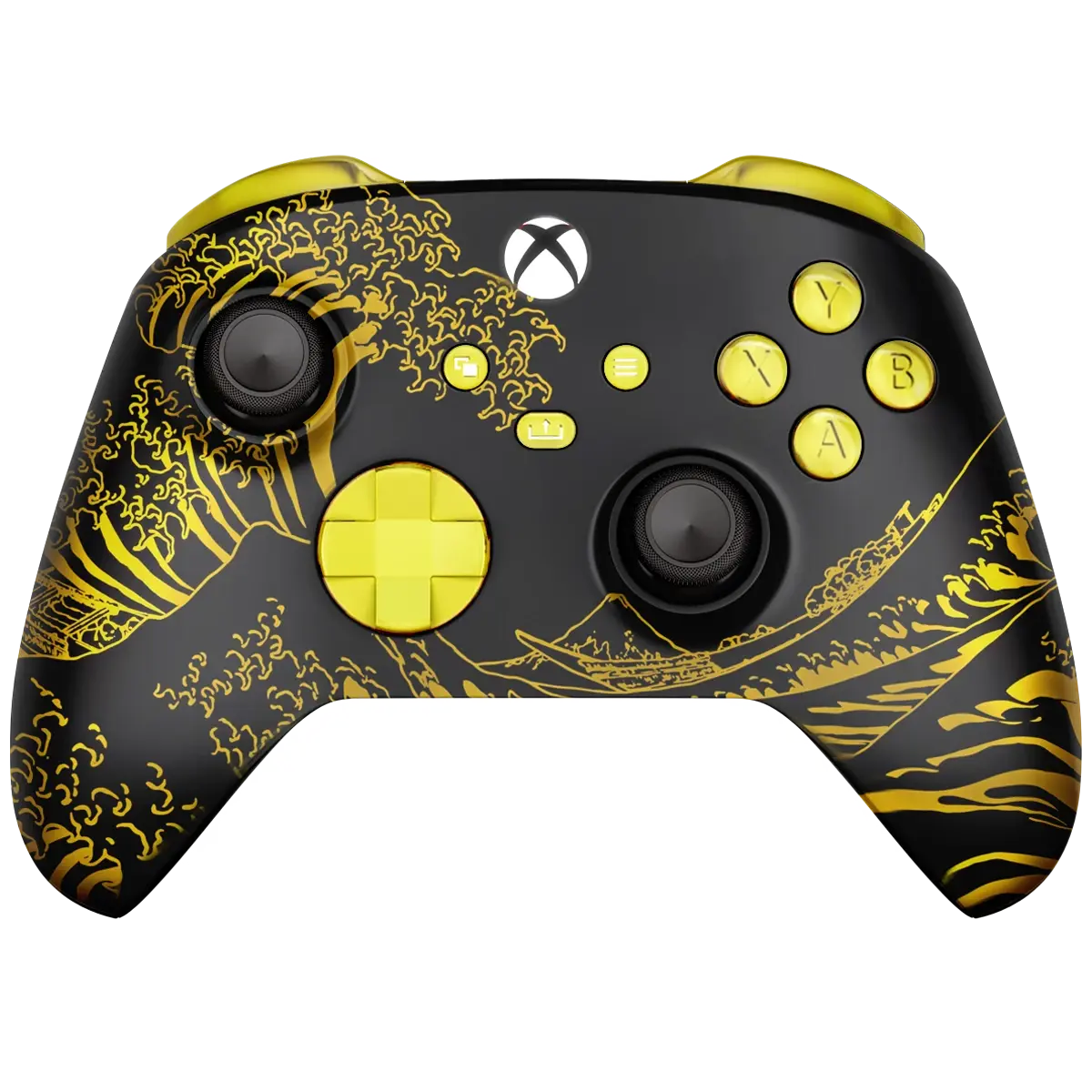 MODDEDZONE BLACK WAVE XBOX SERIES X CUSTOM MODDED CONTROLLER