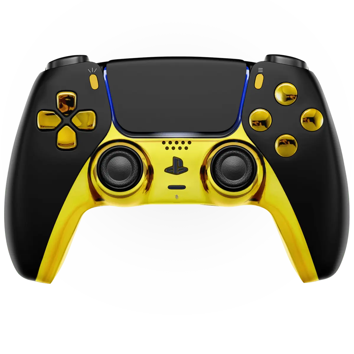 MODDEDZONE BLACK GOLD PS5 CUSTOM MODDED CONTROLLER