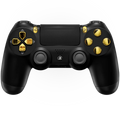 MODDEDZONE BLACK GOLD PS4 CUSTOM MODDED CONTROLLER