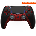 MODDEDZONE BLACK RED PS5 CUSTOM MODDED CONTROLLER