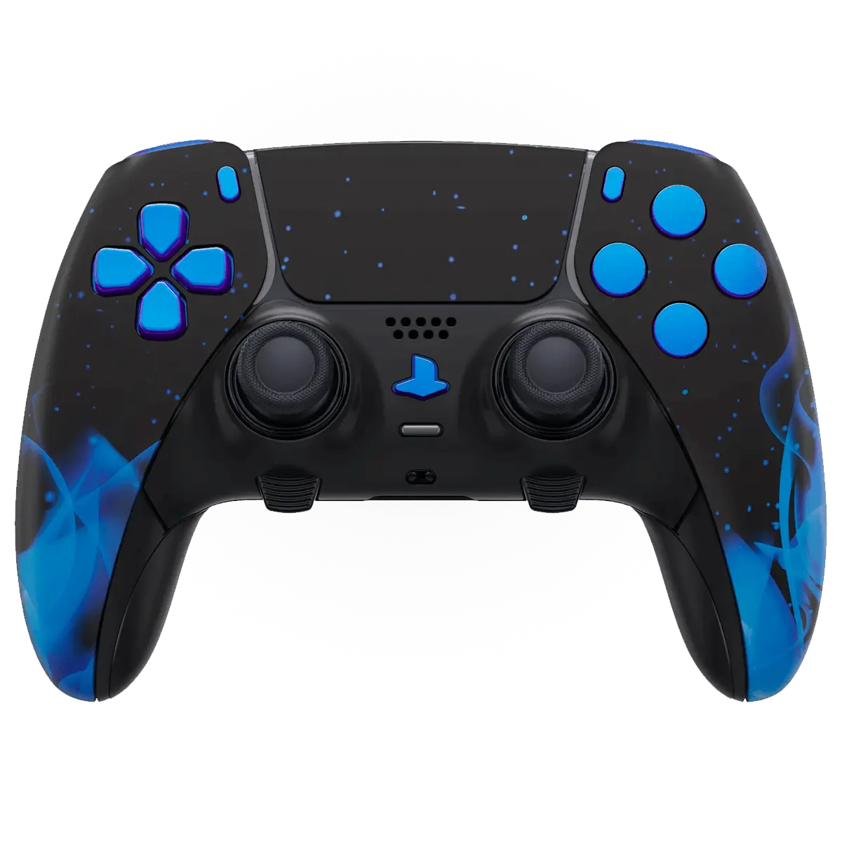 MODDEDZONE BLUE FIRE PS5 DualSense Edge Custom Modded Wireless Controller