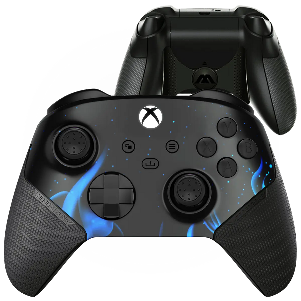 MODDEDZONE BLUE FIRE EXTREME XBOX SERIES X SMART PRO CUSTOM MODDED CONTROLLER