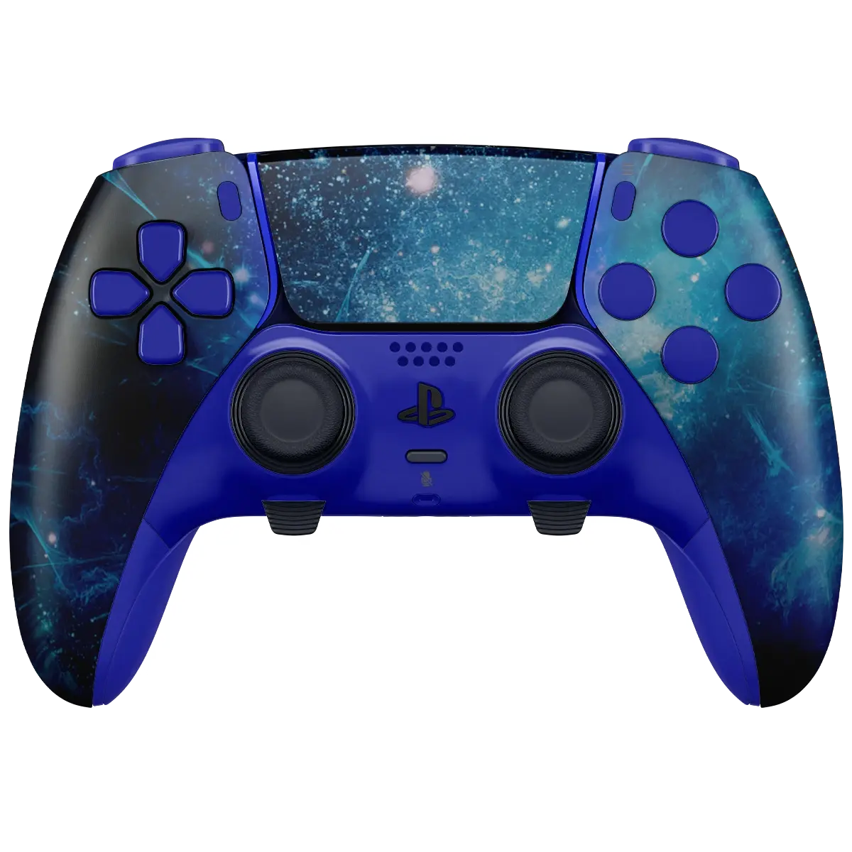 MODDEDZONE BLUE NEBULA PS5 DualSense Edge Custom Modded Wireless Controller