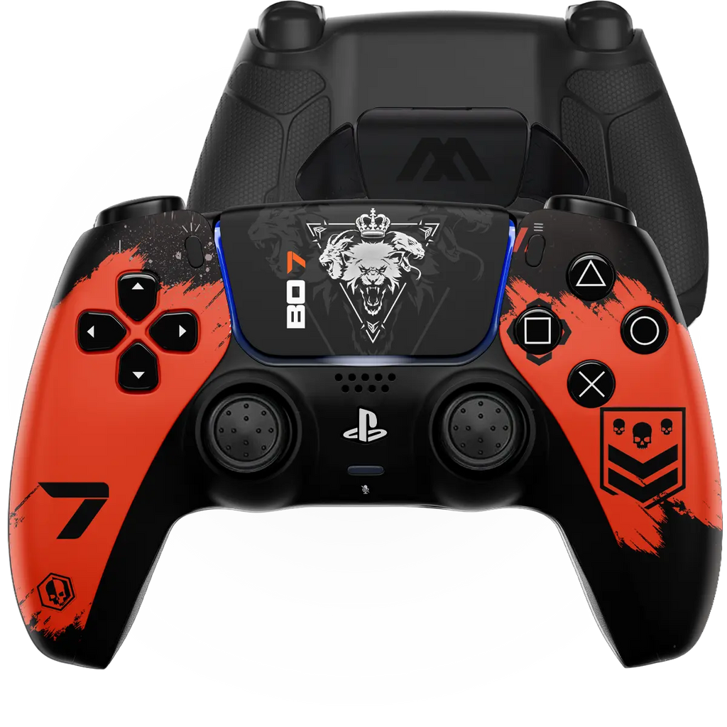 MODDEDZONE BLACKOUT EXTREME PS5 SMART PRO CUSTOM MODDED CONTROLLER