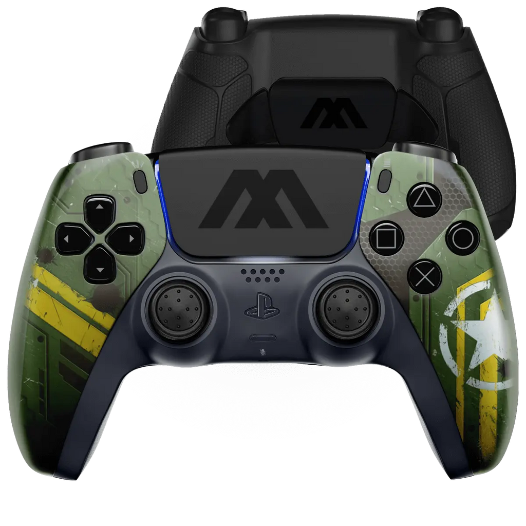 MODDEDZONE ARMY MECHA EXTREME PS5 SMART PRO CUSTOM MODDED CONTROLLER
