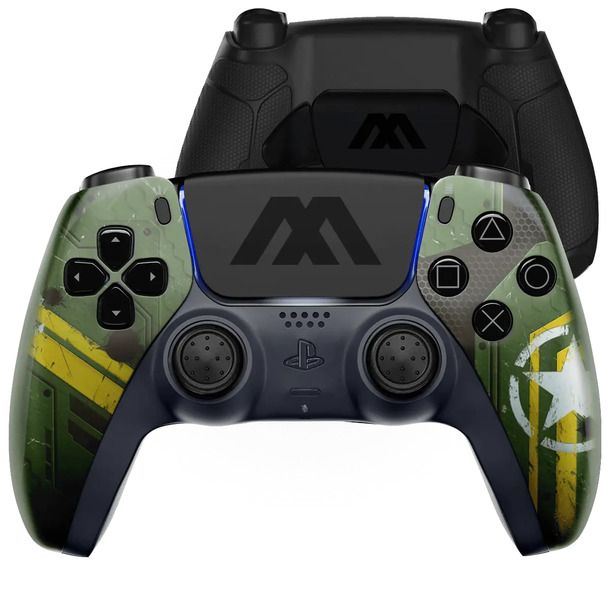 MODDEDZONE ARMY MECHA EXTREME PS5 SMART PRO CUSTOM MODDED CONTROLLER
