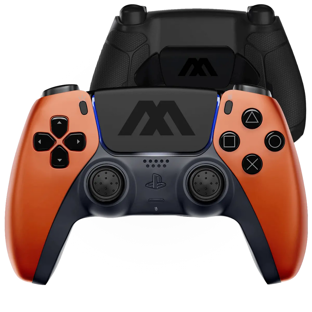 MODDEDZONE ORANGE EXTREME PS5 SMART PRO CUSTOM MODDED CONTROLLER