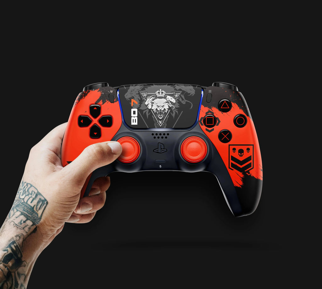 MODDEDZONE BLACKOUT EXTREME PS5 SMART PRO CUSTOM MODDED CONTROLLER