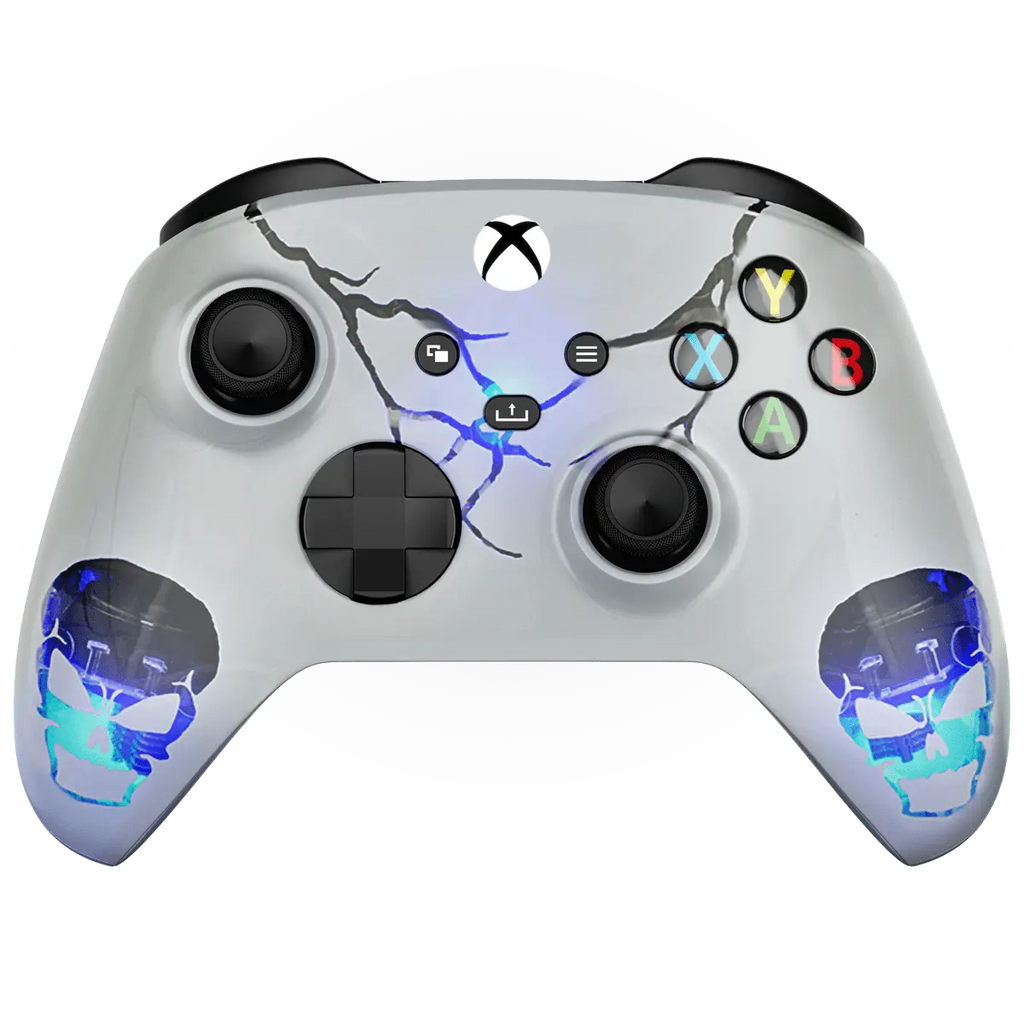 MODDEDZONE ILLUMINATING SKULLS XBOX SERIES X CUSTOM MODDED CONTROLLER