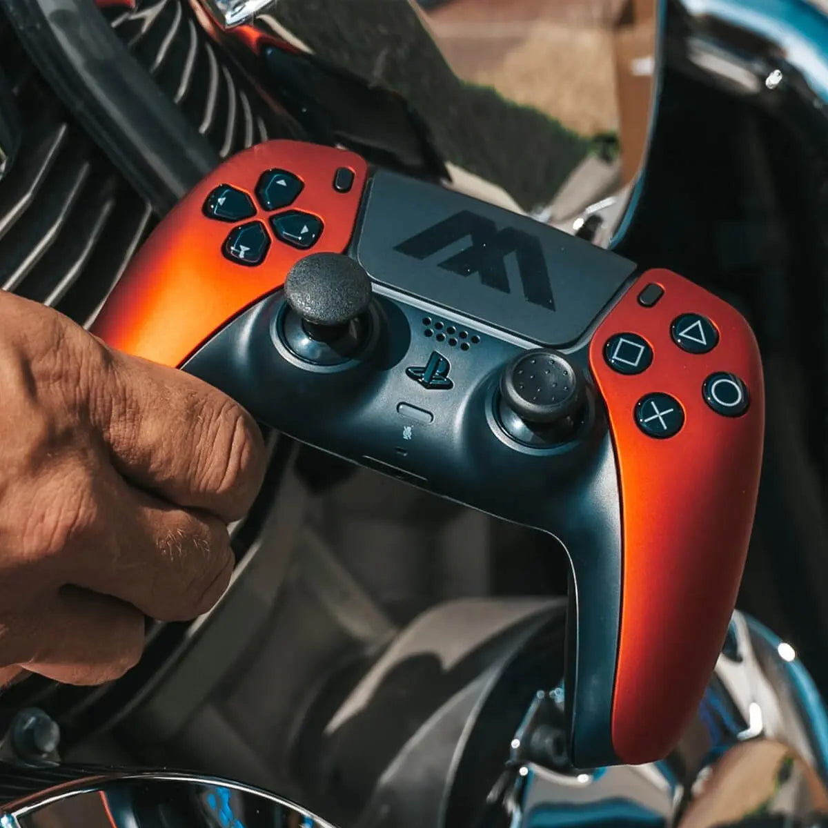 MODDEDZONE ORANGE EXTREME PS5 SMART PRO CUSTOM MODDED CONTROLLER