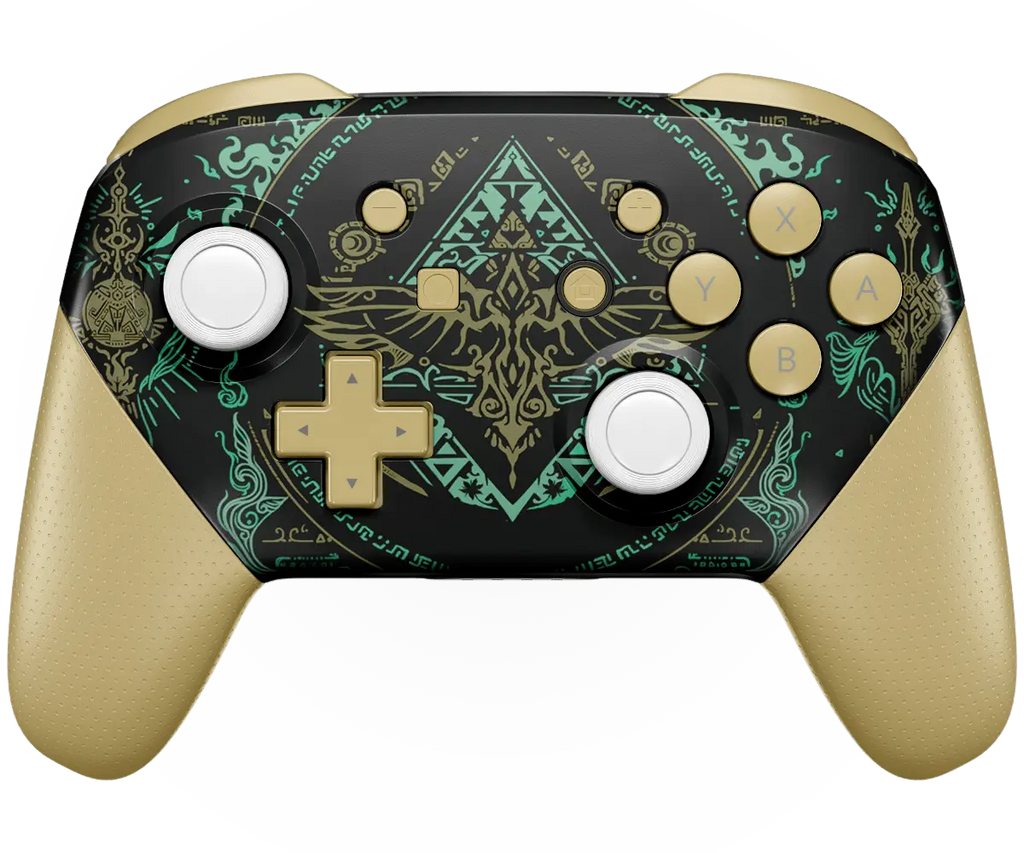 MODDEDZONE ROYAL BLACK TOTEM NINTENDO PRO CUSTOM CONTROLLER