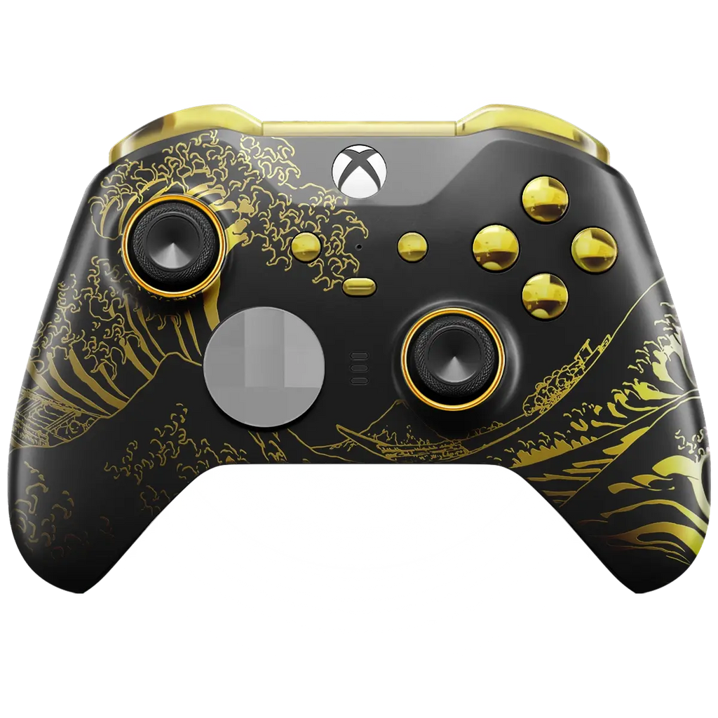 MODDEDZONE BLACK WAVE XBOX ELITE SERIES 2 CUSTOM MODDED CONTROLLER